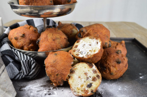 Oliebollen kraam op Zaterdag
